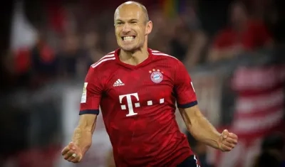 Arjen Robben, jugador holandés. 