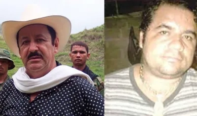 Hernán Giraldo y 'Chucho Mercancía'.