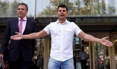 El supuesto hijo del cantante español Julio Iglesias, Javier Sánchez Santos.