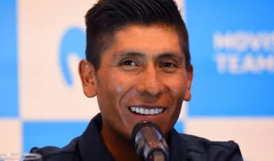 Nairo Quintana, ciclista colombiano del Movistar Team.