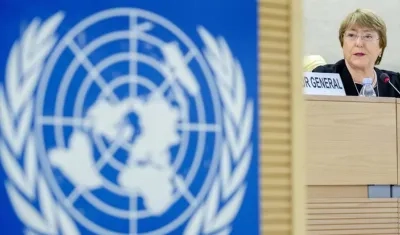 La alta comisionada, Michele Bachelet.