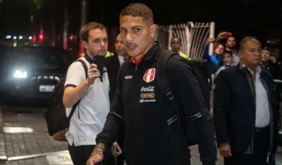 El delantero peruano Paolo Guerrero.