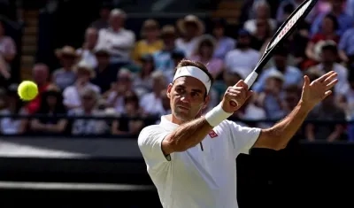 Roger Federer, tenista suizo. 