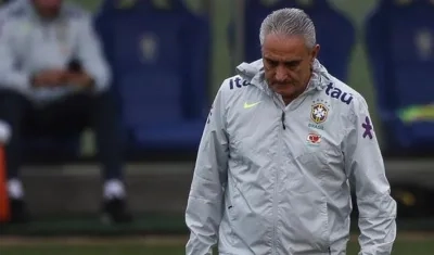 El técnico de Brasil, Tite.