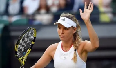 Caroline Wozniacki, tenista danesa. 