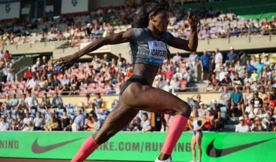 La colombiana Caterine Ibargüen.