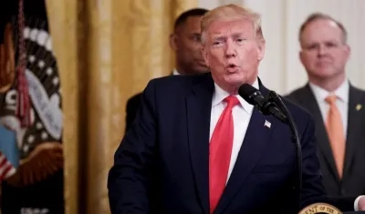 Donald Trump, presidente estadounidense.