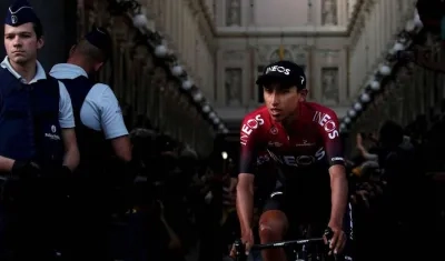 Egan Bernal, ciclista colombiano. 