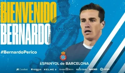 Así anunciaron la llegada del colombiano.