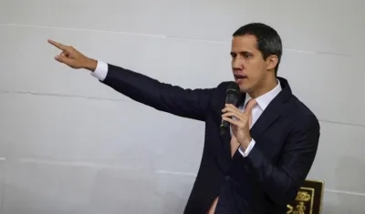 Juan Guaidó, presidente del Parlamento venezolano.