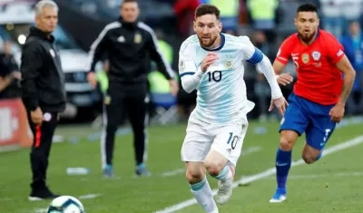 Lionel Messi, jugador argentino. 