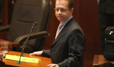 Andrés Felipe Arias, exministro de Agricultura.