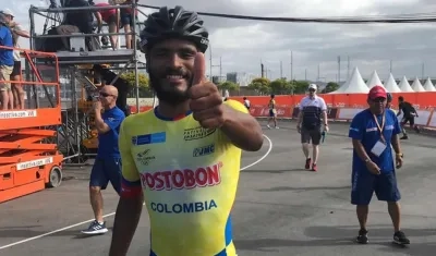 El patinador barranquillero, Alex Cujavante