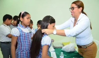 La exsecretaria de Educación de Soledad, Tulia Mosquera.