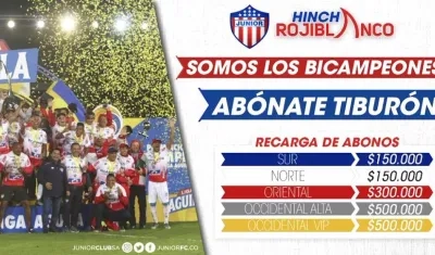 Imagen promocional para la venta de abonos de la temporada 2019 - II.