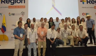 El Presidente Iván Duque Márquez en la sanción de la Ley de Regiones.