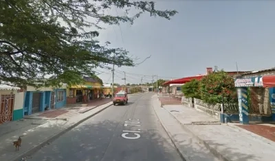 Sector de Lipaya donde se produjo el hecho violento.