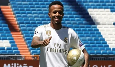 Militao, defensor brasileño del Rea Madrid. 