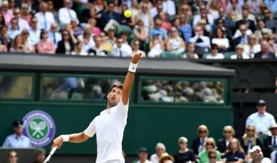 Novak Djokovic, tenista serbio. 