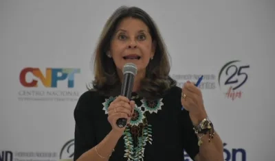 La Vicepresidenta de la República, Marta Lucía Ramírez.