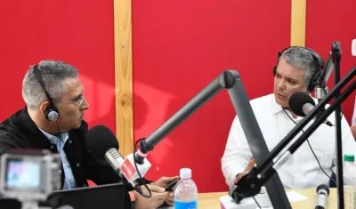 El periodista Jorge Cura entrevista al Presidente Iván Duque