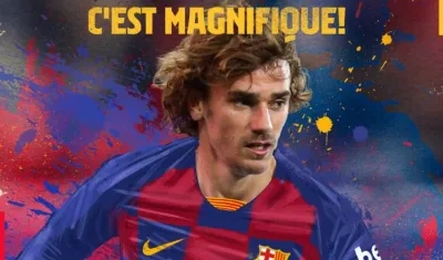 Antoine Griezmann fue anunciado como jugador del Barcelona.