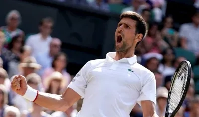Novak Djokovic, tenista serbio. 