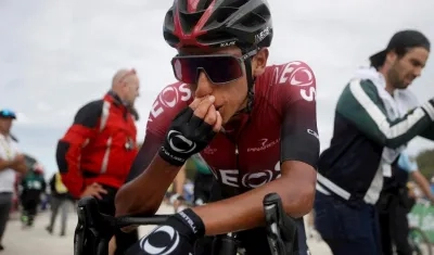Egan Bernal, ciclista colombiano. 
