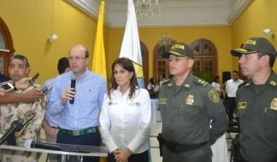 Autoridades realizaron un consejo extraordinario de seguridad.