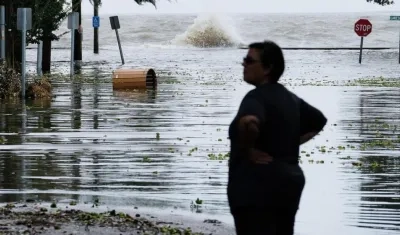Los estragos del huracán Barry.