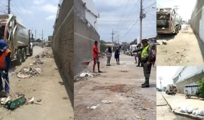 En las actividades de ornato participaron jóvenes del barrio Rebolo