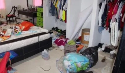 Así quedó la casa de la candidata a la Alcaldía de Malambo, Yenis Orozco.