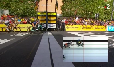 Así entraron los corredores en la etapa.