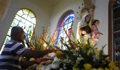 Listos los preparativos para conmemorar a la Virgen del Carmen.