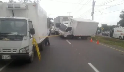 Imagen de los vehículos involucrados.