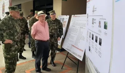 El Ministro de Defensa, Guillermo Botero