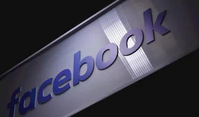 Vista del logo de Facebook.