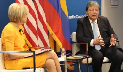 El Canciller, Carlos Holmes Trujillo.