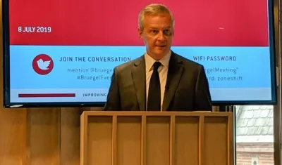 El ministro francés de Economía y Finanzas, Bruno Le Maire.