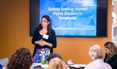 Taraciuk Broner, investigadora de HRW.