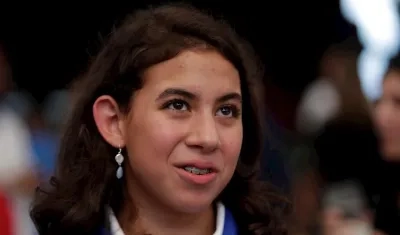 Emily Santos, nadadora panameña. 