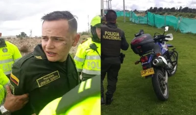 Cristian Quinchía, tras ser capturado.