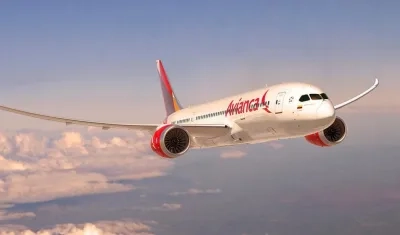 Avión de Avianca.