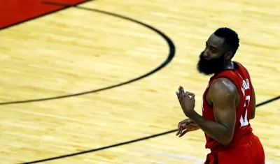 James Harden, jugador de los Rockets. 