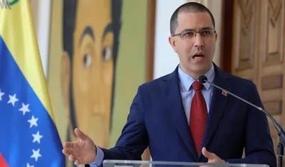 En la imagen, el canciller de Venezuela, Jorge Arreaza.