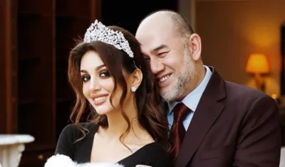 Una de las imágenes publicadas por la modelo.