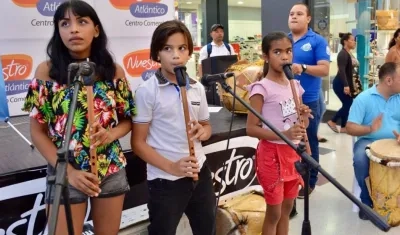 Niños que participaron.