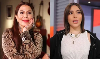 La cantante mexicana Alejandra Guzmán y su hija Frida Sofía.