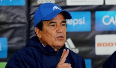 Jorge Luis Pinto, técnico de Millonarios. 