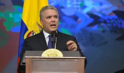 El Presidente de la República, Iván Duque.